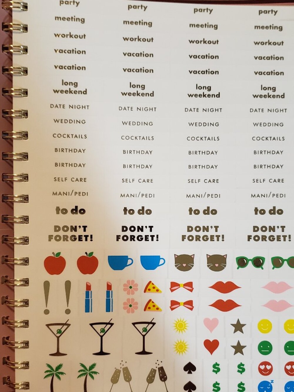 NWT- kate spade 2026 Planner- Encyclopedia of Style - Picture 3 of 7